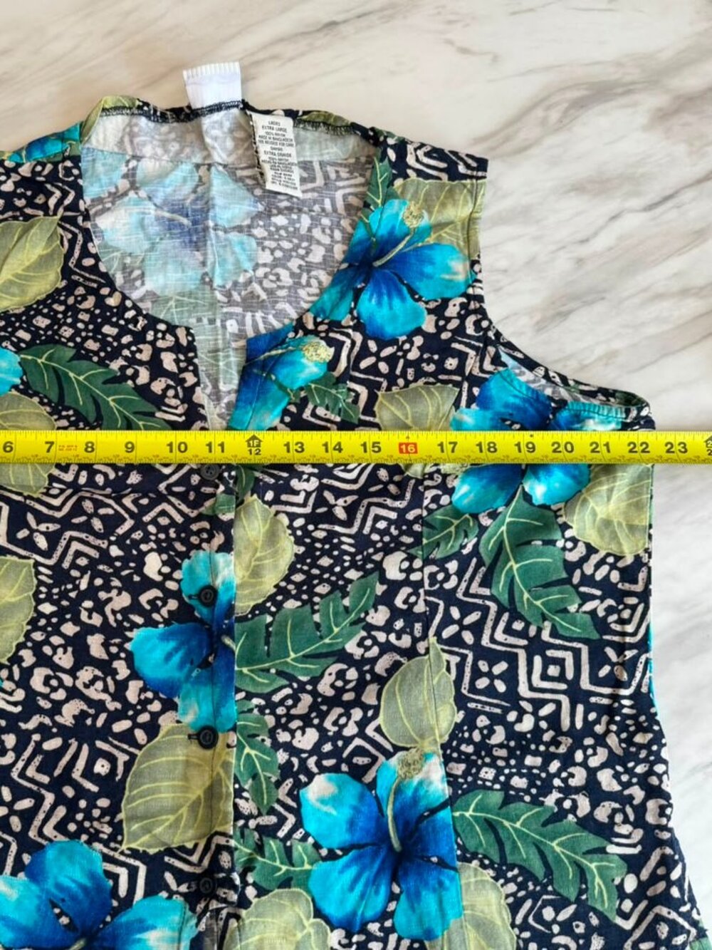 VTG White Stag Floral Tropical Hawaiian 2 Piece Short Set Coastal Resort Beach X - Picture 9 of 16